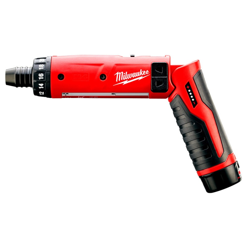 Milwaukee 2101-22 M4 4V 1/4-Inch Hex Screwdriver w/ Batteries - Image 2