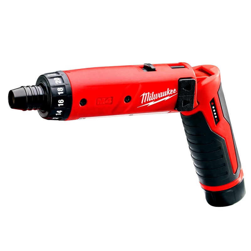 Milwaukee 2101-22 M4 4V 1/4-Inch Hex Screwdriver w/ Batteries - Image 3