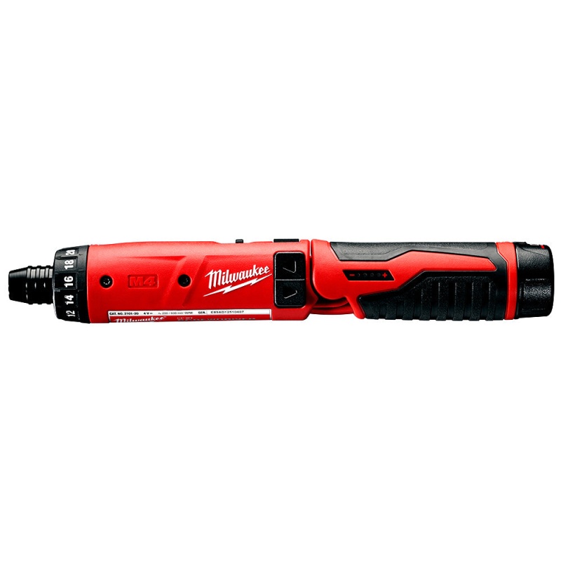 Milwaukee 2101-22 M4 4V 1/4-Inch Hex Screwdriver w/ Batteries - Image 4