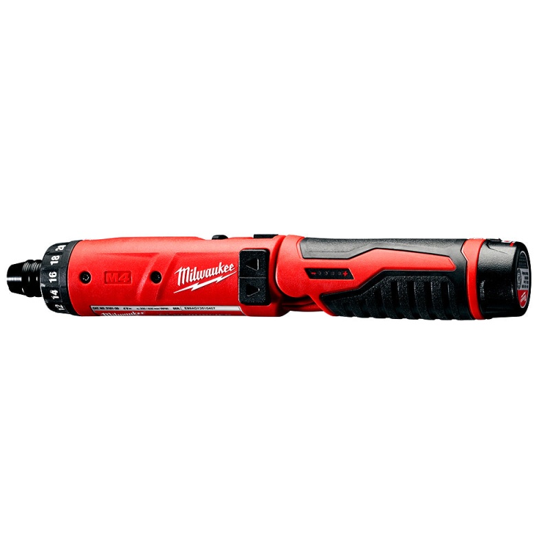 Milwaukee 2101-22 M4 4V 1/4-Inch Hex Screwdriver w/ Batteries - Image 5