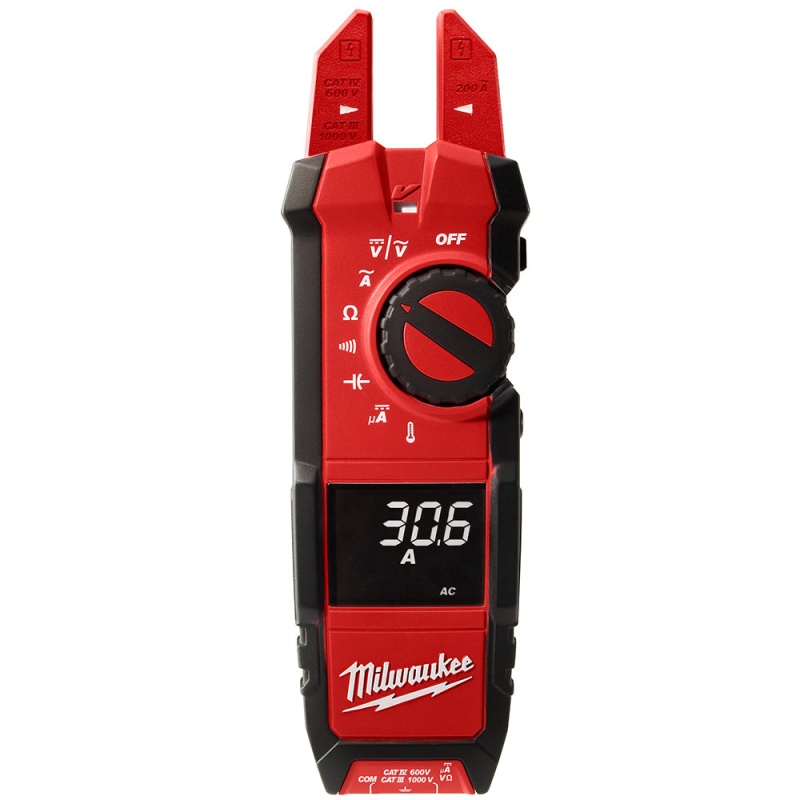 Milwaukee 2206-20 200-Amp 1,000V Hvac and Refridgeration Fork Meter - Image 2