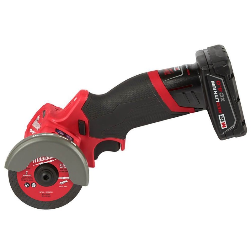 Milwaukee 2522-21XC M12 FUEL 12V 3-Inch 4.0Ah Cordless Cut Off Tool Kit - Image 2