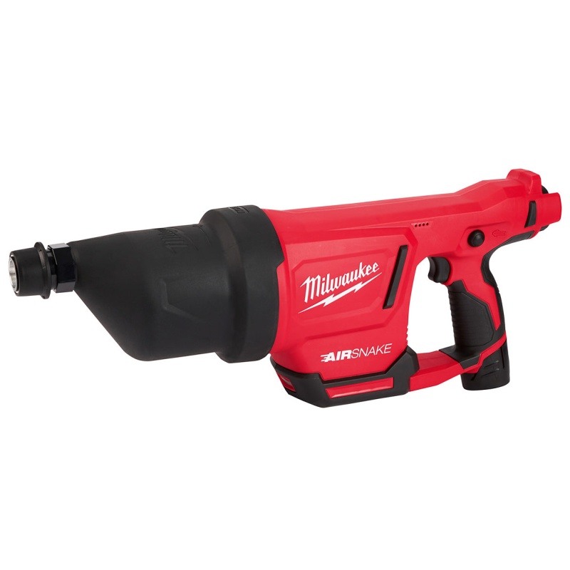 Milwaukee 2572B-21 M12 12V Airsnake Drain Cleaning Air Gun Kit w/ Attachments - Image 3