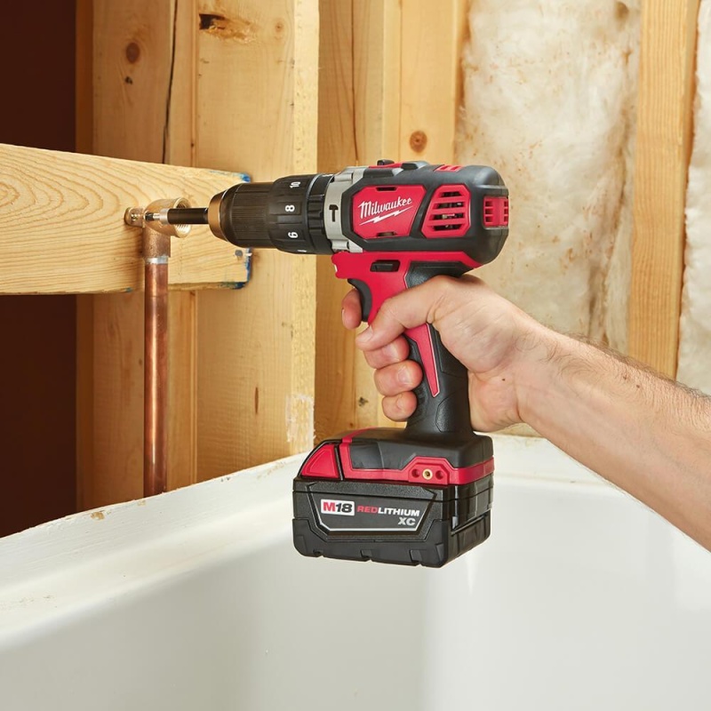 Milwaukee 2606-80 M18 18V 1/2-Inch Compact Drill/Driver - Bare, Recon - Image 4