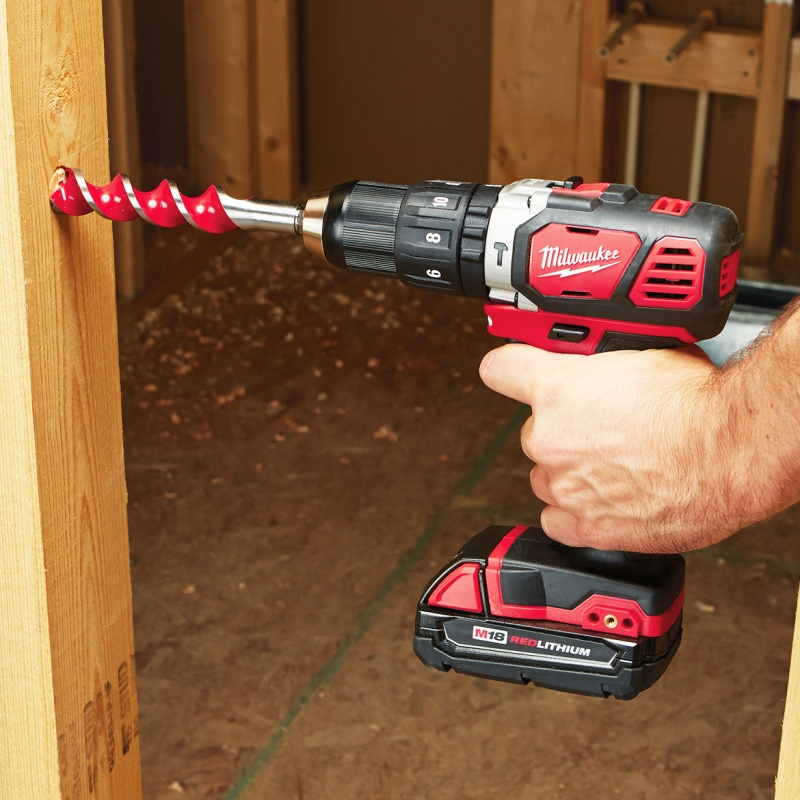 Milwaukee 2607-22CT M18 18V Compact 1/2" Hammer Drill/Driver w/ Batteries - Image 7