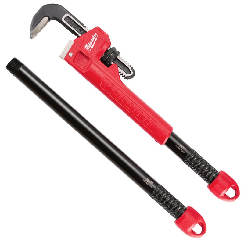 Milwaukee 48-22-7314 21.80-Inch Steel Ergonomic Overbite Cheater Pipe Wrench