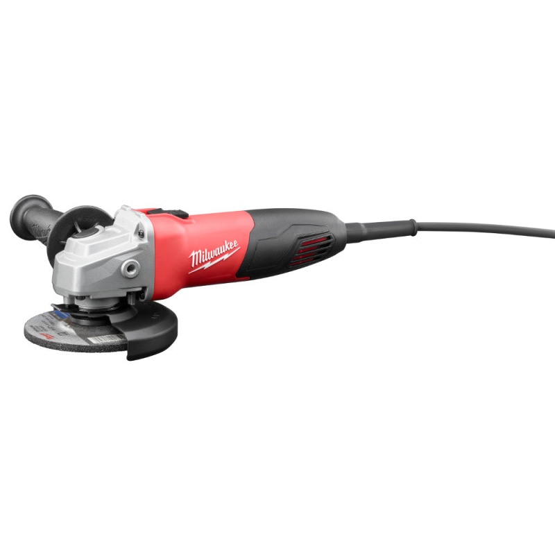 Milwaukee 6130-33 120V AC 7 Amp 4-1/2" Small Angle Grinder with Spanner Wrench - Image 2