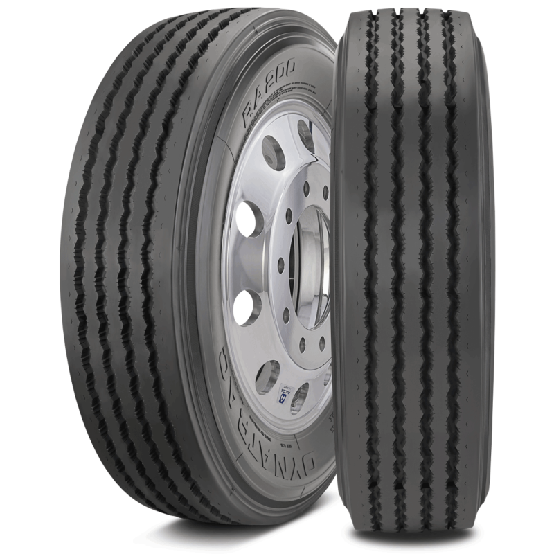 Set of 8 Tires 8R19.5 Dynatrac RA200 All Position 12 Ply Commercial Truck