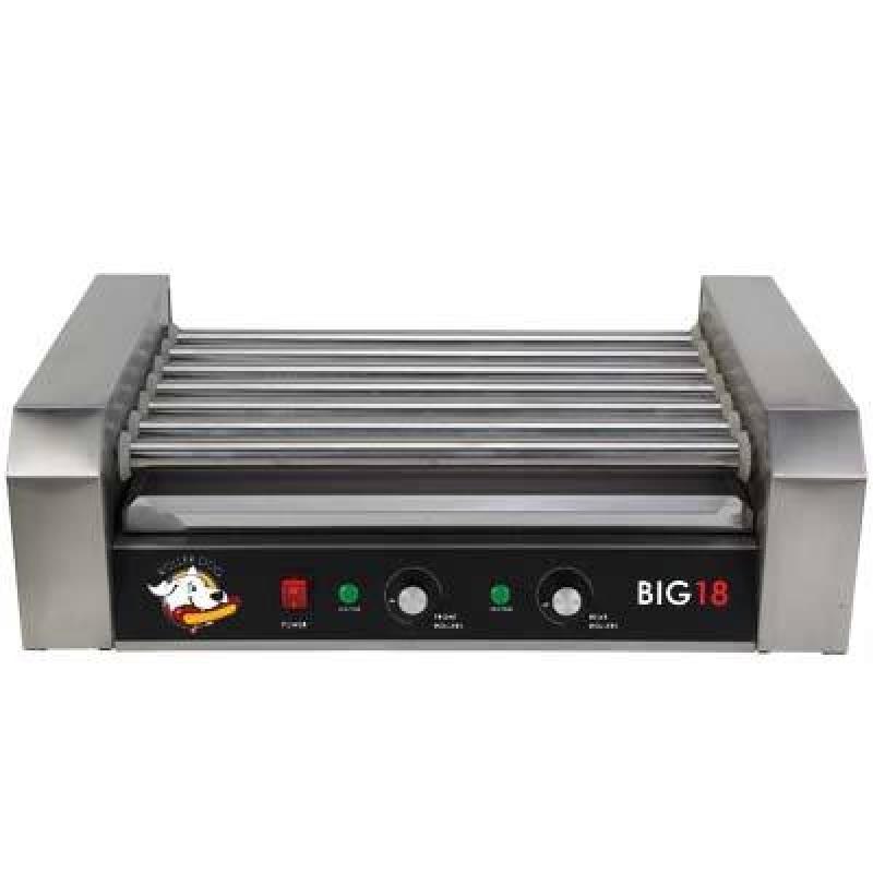 Roller Dog RDB18SS Commercial Style 18 Hot Dog 7 Roller Grill Cooker Machine - Image 4