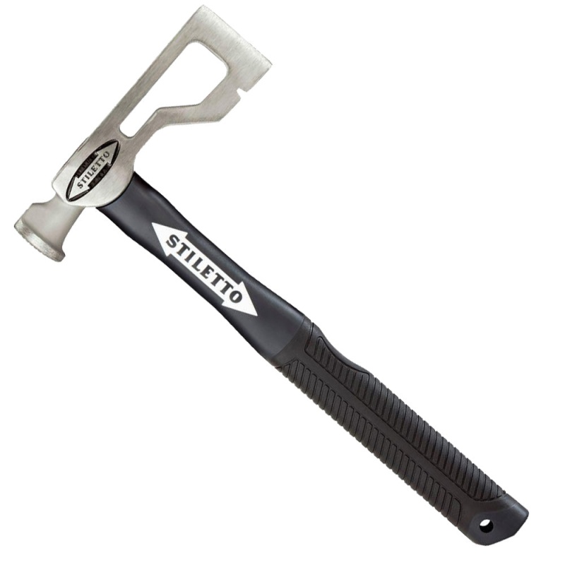 Stiletto DryAxe9-F 13.5-Inch 9-Oz Titanium Drywall Hatchet Axe Fiberglass Handle