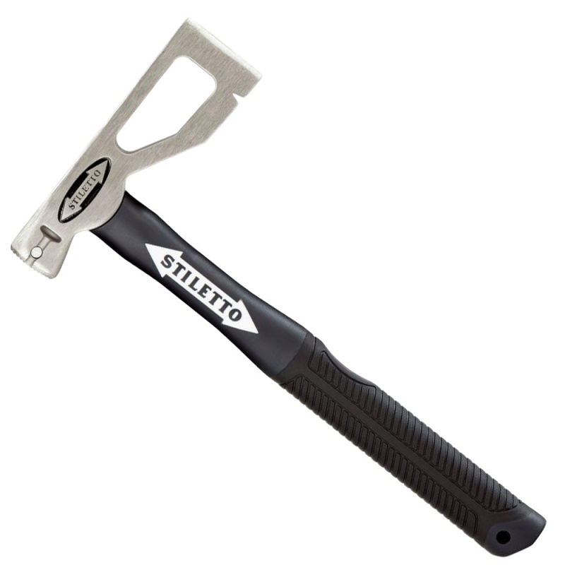 Stiletto LathAxe10-F 13.5-Inch 10-Oz Titanium Lather Hatchet Fiberglass Handle