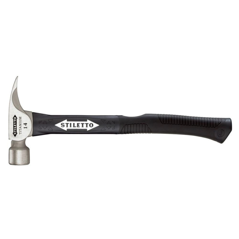 Stiletto TI14MC-F 16-Inch 14-Oz Titanium Milled Curved Fiberglass Handle Hammer - Image 2