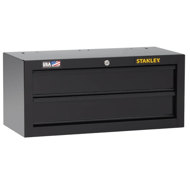 Stanley STST22621BK 26-Inch 1,830 cu/In. 2-Drawer Black Middle Storage Chest - Image 2