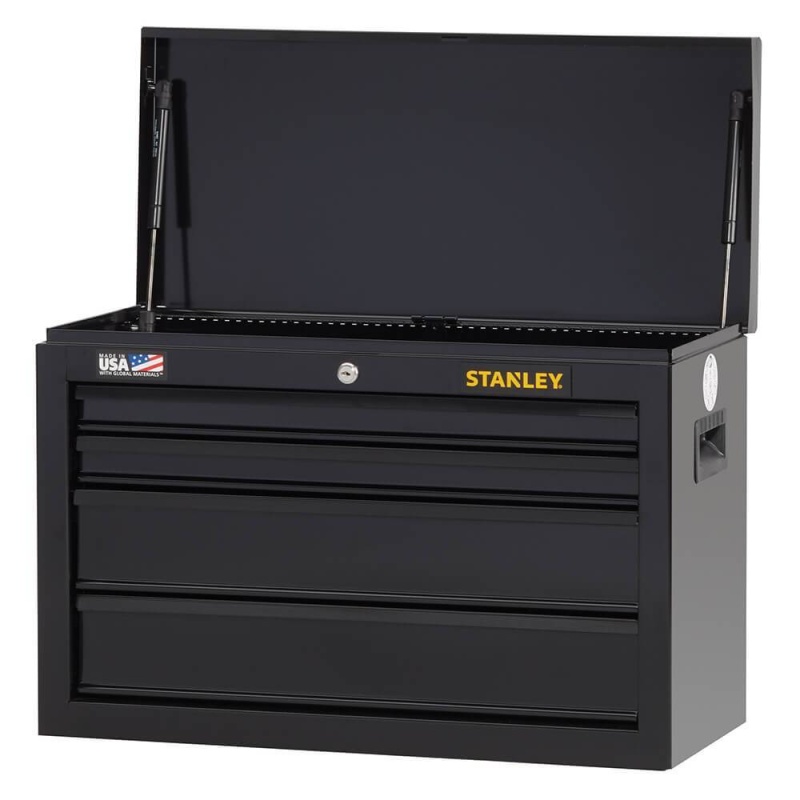 Stanley STST22643BK 26-Inch 100-series 4-Drawer Storage  Tool Chest - Black - Image 3