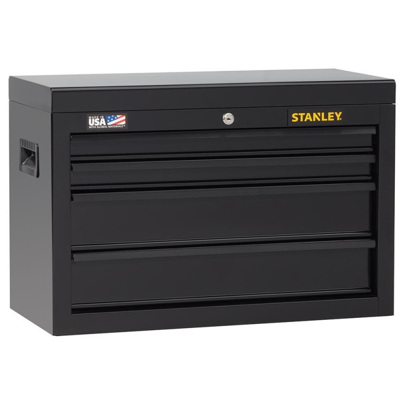 Stanley STST22643BK 26-Inch 100-series 4-Drawer Storage  Tool Chest - Black - Image 4