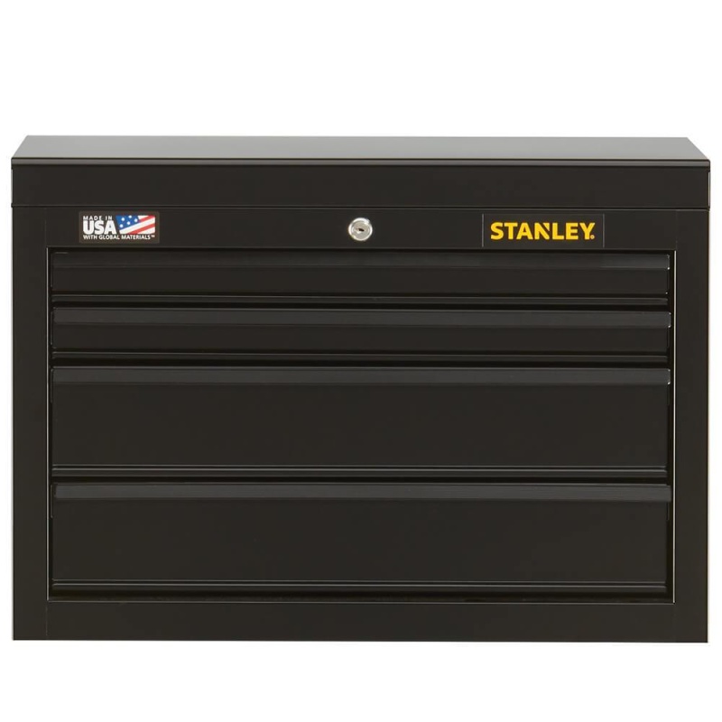 Stanley STST22643BK 26-Inch 100-series 4-Drawer Storage  Tool Chest - Black - Image 6