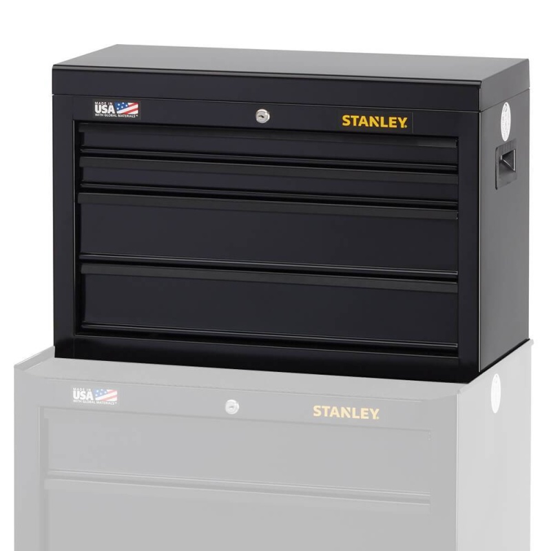 Stanley STST22643BK 26-Inch 100-series 4-Drawer Storage  Tool Chest - Black - Image 7