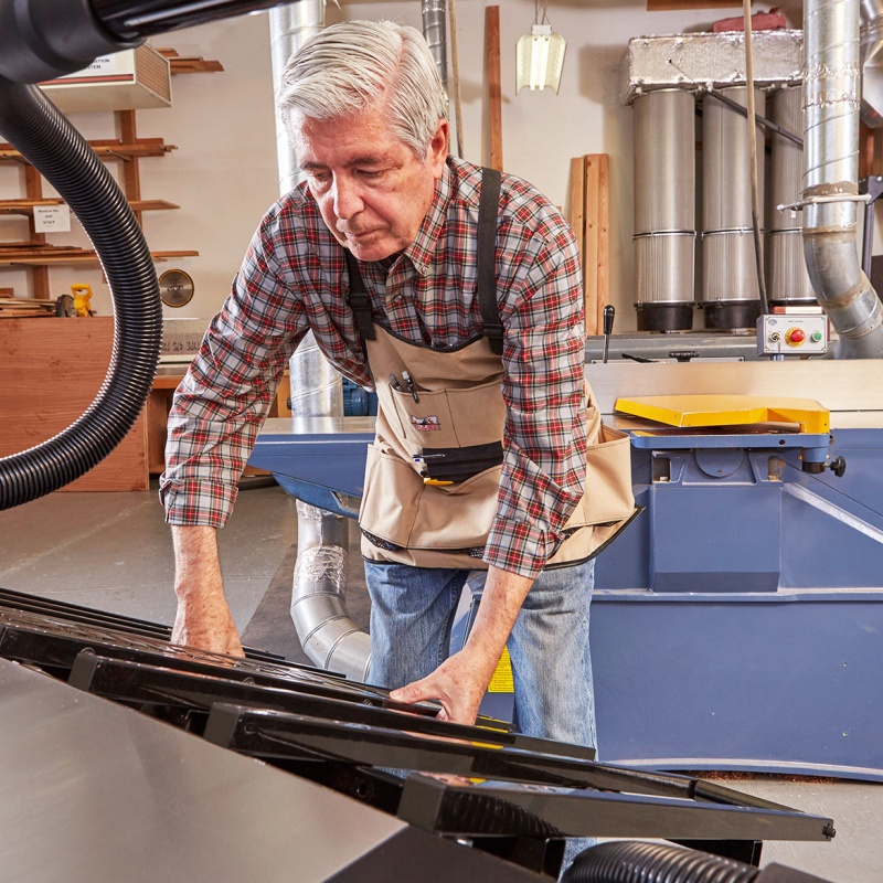 Sawstop TSA-FOT Heavy Duty Folding Outfeed Table for Table Saws and Mobile Bases - Image 7