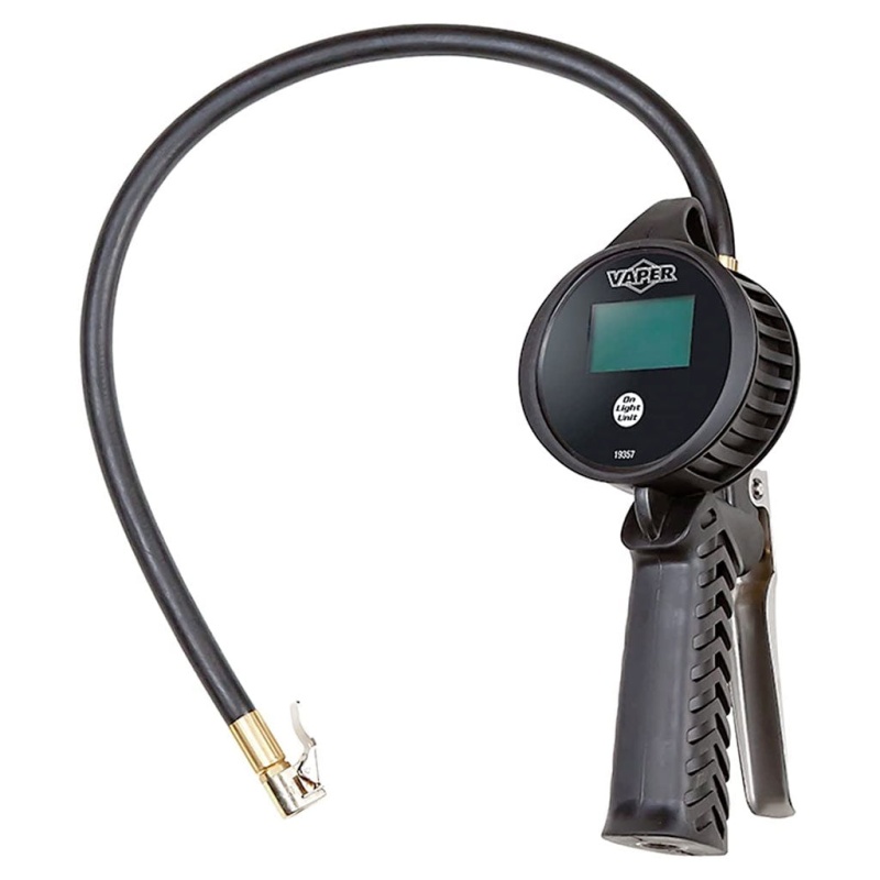 Titan Tools 19357 Vaper Digital Tire Inflator Gauge 0-174 psi with Backlit LCD Display & 22?? Hose - Image 4