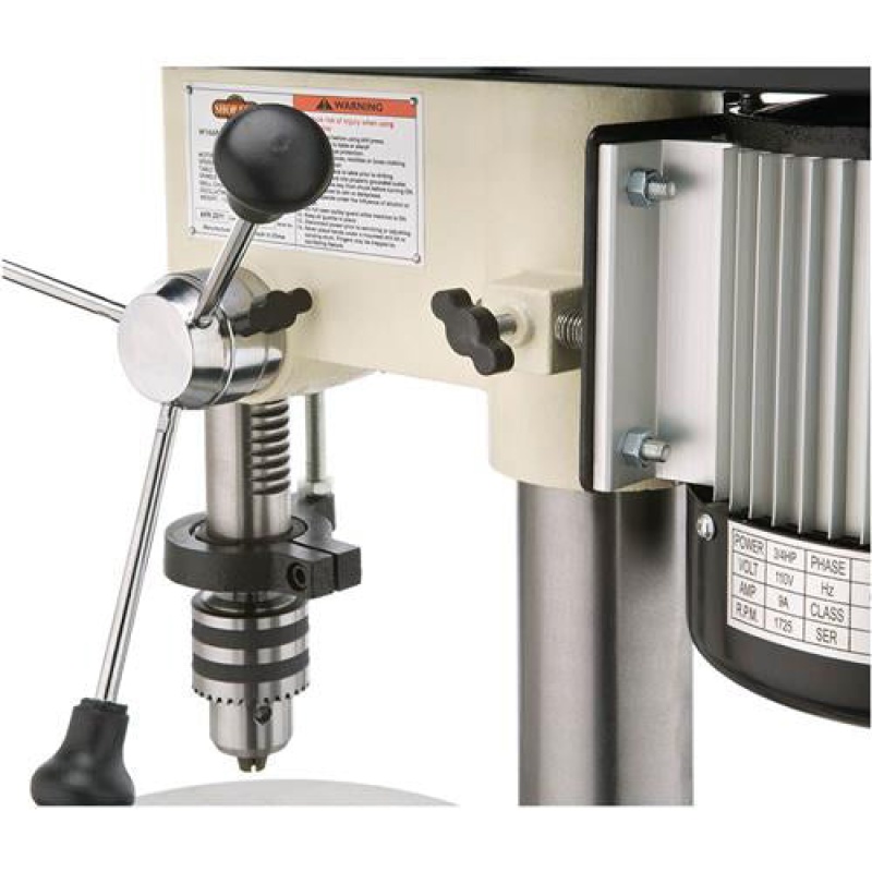 Shop Fox W1668 3/4 Hp 13" Benchtop Drill Press w/ Built-in Dust Collection - Image 7