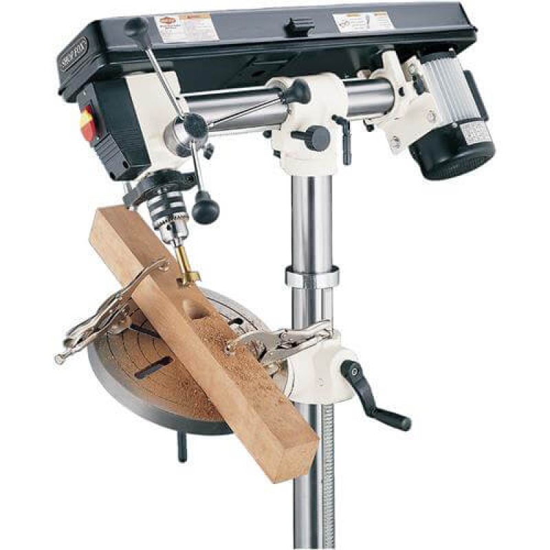 Shop Fox W1670 34 Inch 1/2 Hp 5-Speed Spindle Travel Radial Drill Press - Image 2