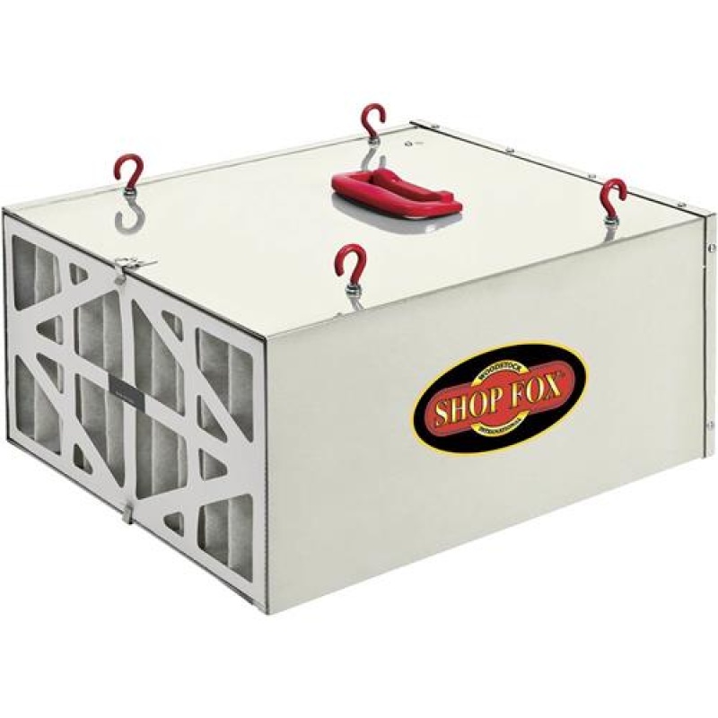 Shop Fox W1830 1/8 HP Single Phase 3-Speed 409 CFM Hanging Air Filter w - Image 2