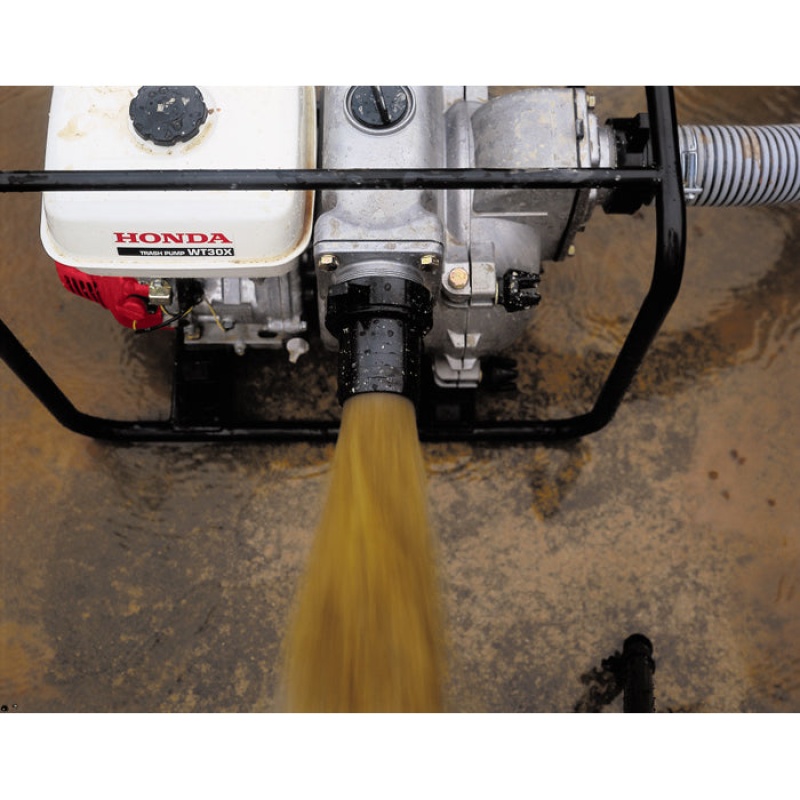 Honda WT30 3-Inch 319-Gpm Construction OHV Commercial Trash Pump - Image 2