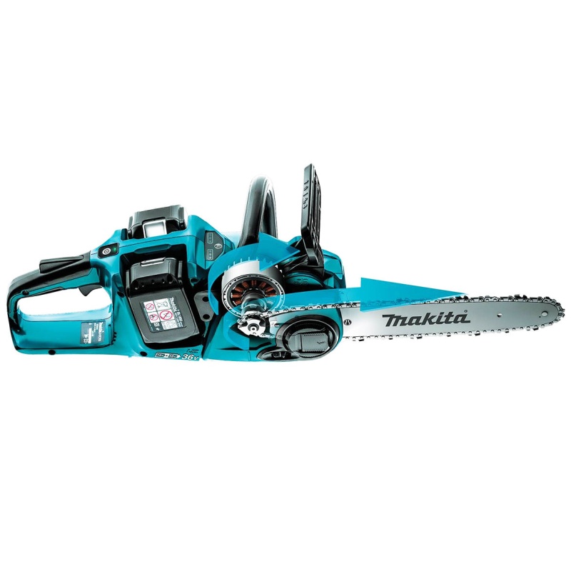 Makita X2 XCU03PT1 36-Volt LXT 14-Inch 5.0Ah Lithium-Ion Brushless Chainsaw Kit - Image 4