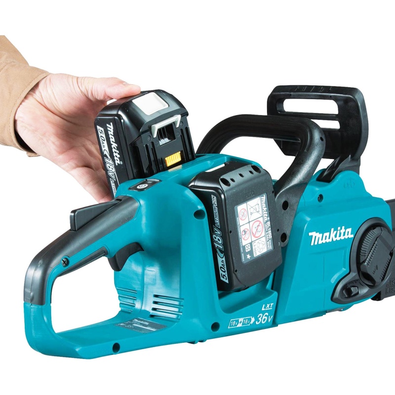 Makita X2 XCU03PT1 36-Volt LXT 14-Inch 5.0Ah Lithium-Ion Brushless Chainsaw Kit - Image 5