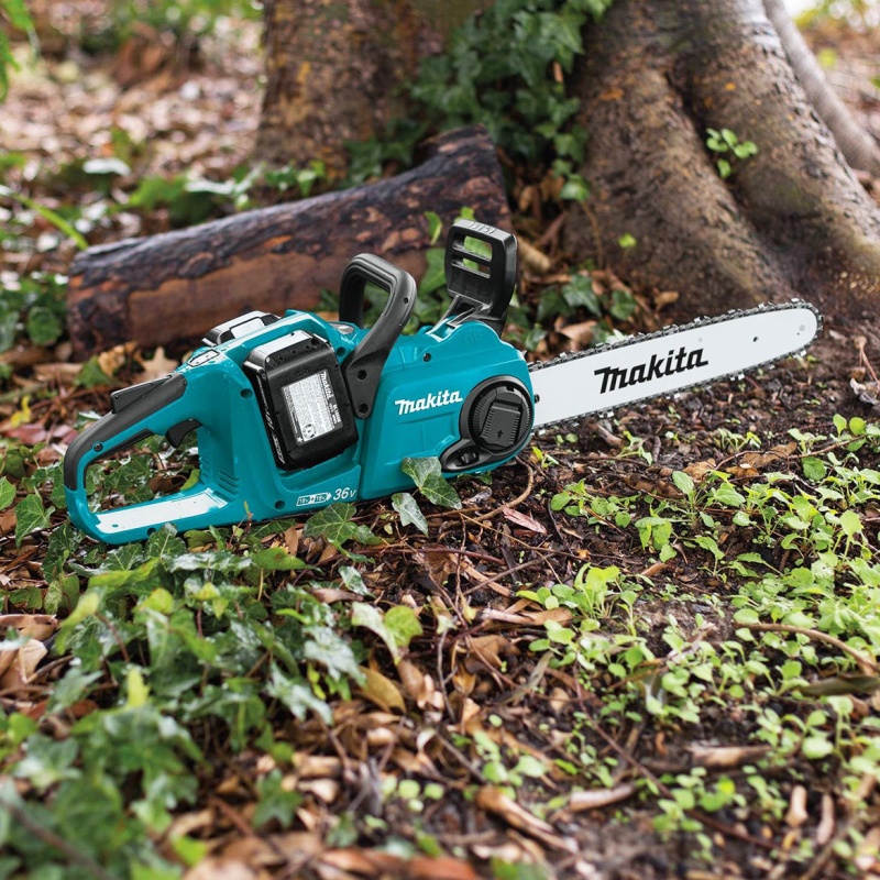 Makita X2 XCU03PT1 36-Volt LXT 14-Inch 5.0Ah Lithium-Ion Brushless Chainsaw Kit - Image 7