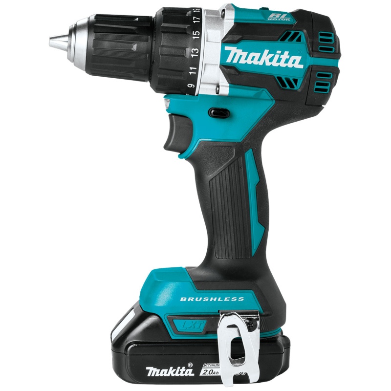 Makita XFD12R 18-Volt 1/2-Inch 2.0Ah Compact Cordless Driver-Drill Kit - Image 2