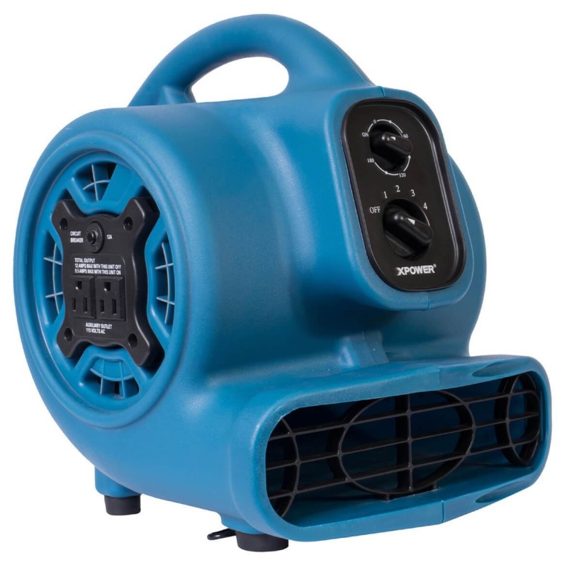 XPower P-230AT 1/4-Hp 2.3-Amp 925-Cfm Electric Mini Mighty Air Mover - Blue