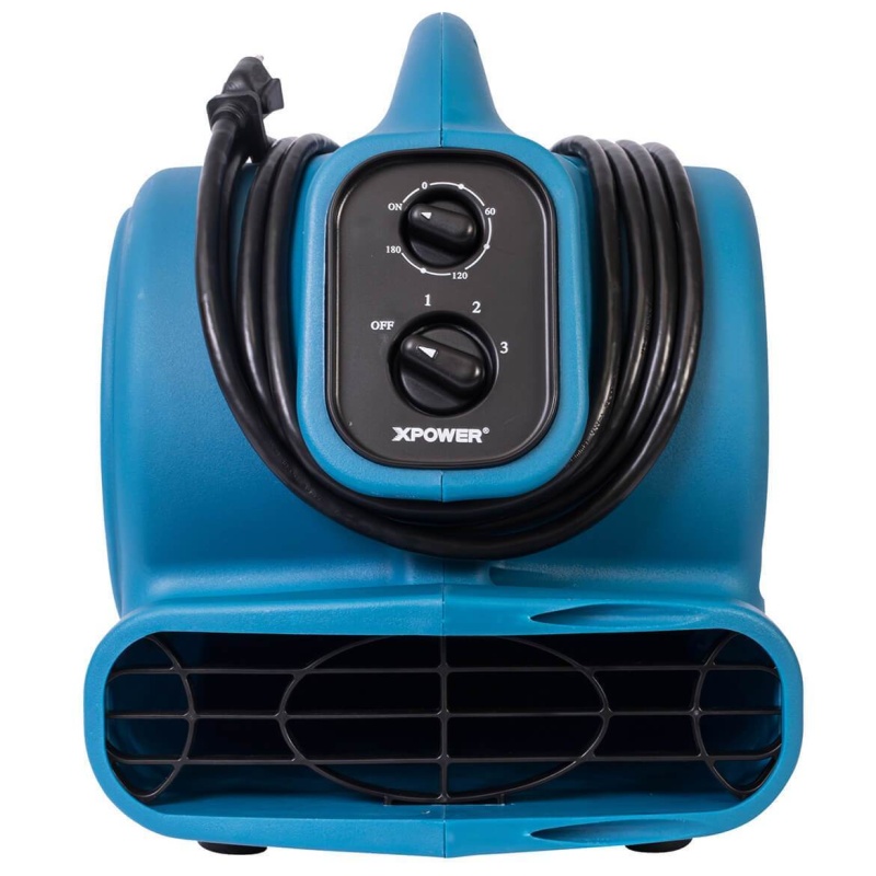 XPower P-230AT 1/4-Hp 2.3-Amp 925-Cfm Electric Mini Mighty Air Mover - Blue - Image 2