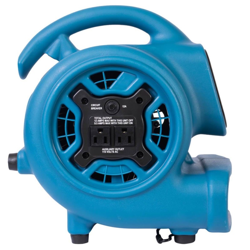 XPower P-230AT 1/4-Hp 2.3-Amp 925-Cfm Electric Mini Mighty Air Mover - Blue - Image 4