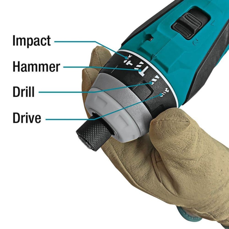 Makita XPT02Z 18-Volt LXT Cordless Hybrid Impact Hammer Driver Drill - Bare Tool - Image 3