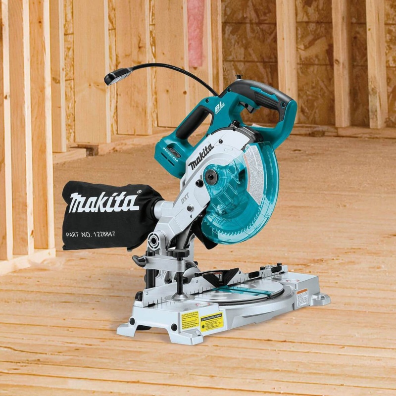 Makita XSL05Z 18-Volt LXT Dual-Bevel Compound Miter Saw w/ Laser - Bare Tool - Image 6