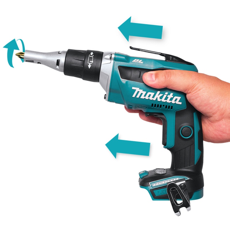 Makita XT255R 18-Volt 2-Tool Cordless Screwdriver and Cut-Out Tool Combo Kit - Image 3