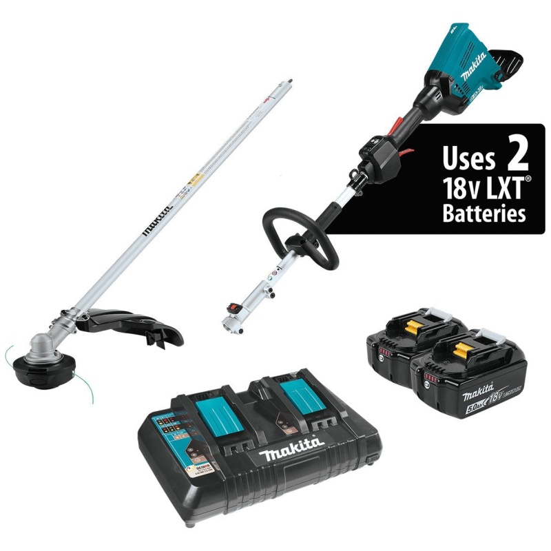 Makita XUX01M5PT 36-Volt 5.0Ah Cordless Couple Shaft Power Head Attachment Kit - Image 2